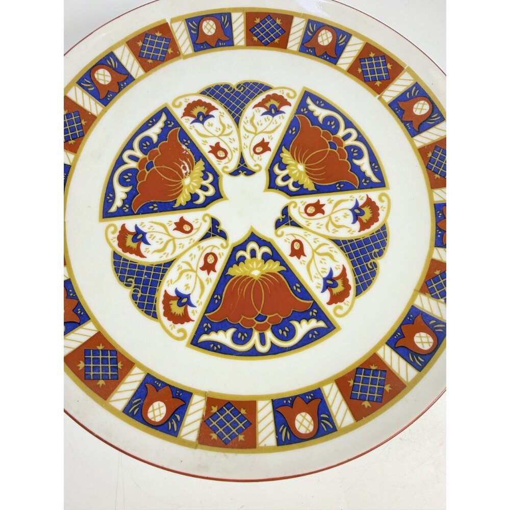 Pedestal Cake Plate Imari Seymour Mann Derbyshire Footed Replacement China - Picture 9 of 16